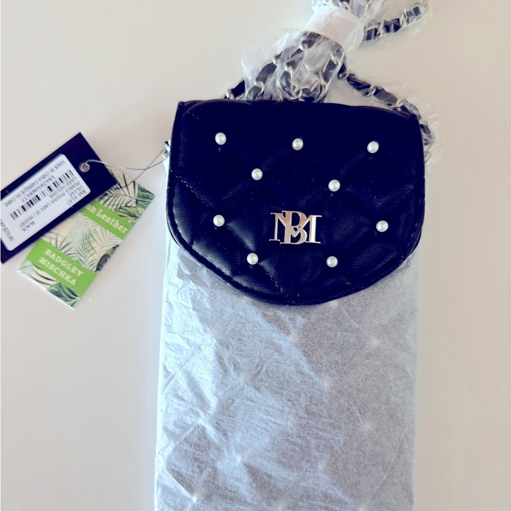 Badgley Mischka phone case with card holder.